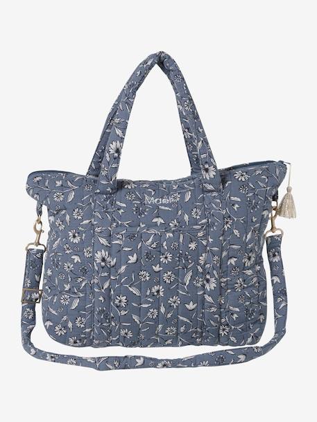 Bolso cambiador Plume azul estampado+BLANCO CLARO ESTAMPADO+BLANCO FUERTE ESTAMPADO+crudo+MARRON CLARO ESTAMPADO 