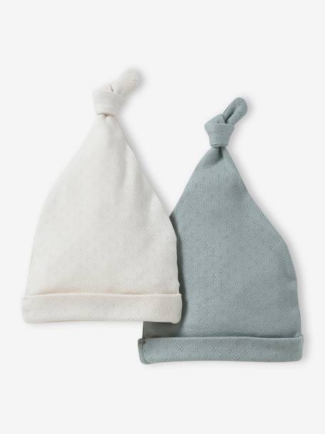 Bebé-Accesorios-Pack de 2 gorros para bebé