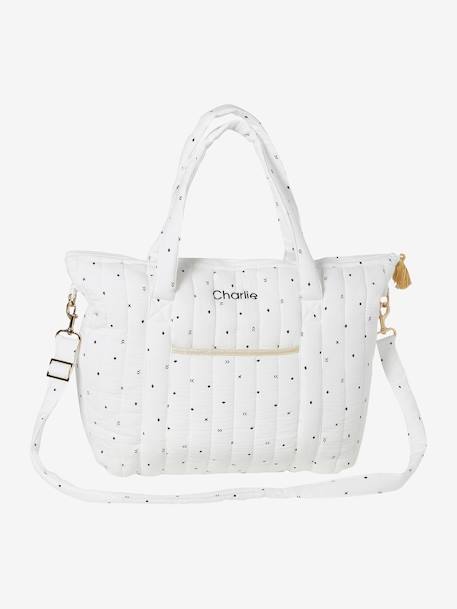 Bolso cambiador Plume azul estampado+BLANCO CLARO ESTAMPADO+BLANCO FUERTE ESTAMPADO+crudo+MARRON CLARO ESTAMPADO 