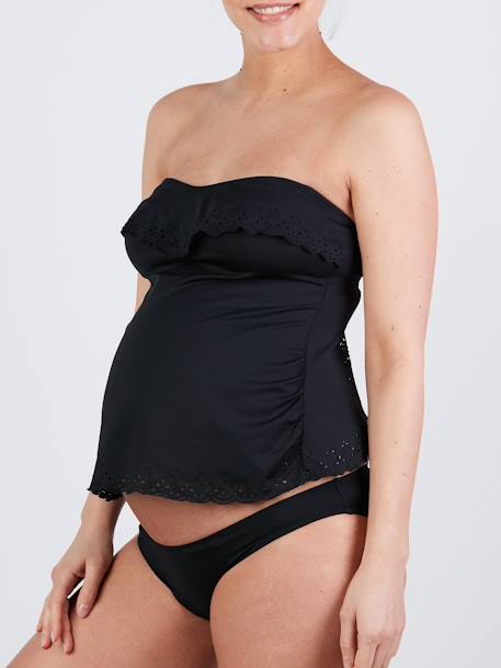 Tankini de embarazo Bloom CACHE COEUR negro 