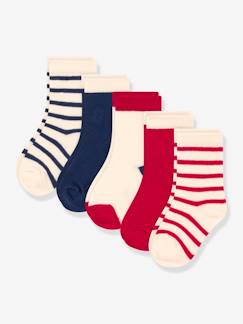 Preparar la llegada del bebé - Homewear Futura mamá-Pack de 5 pares de calcetines infantiles PETIT BATEAU