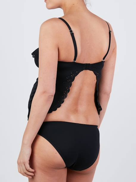 Tankini de embarazo Bloom CACHE COEUR negro 