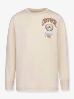 -Camiseta infantil Collegiate Sport Stack Ls CONVERSE de algodón orgánico