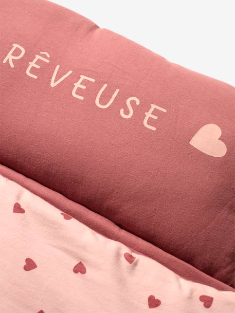 Colchoneta de siesta guardería MINIDODO essentiels azul estampado+rosa estampado 