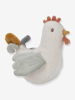 Juguetes- Primera edad-Doudous, peluches y juguetes de tejido-Tentetieso gallina Little Farm - LITTLE DUTCH