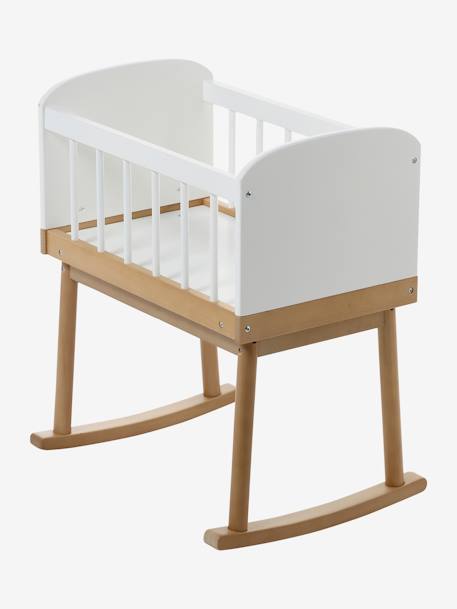 Cuna de madera FSC® para bebés blanco 