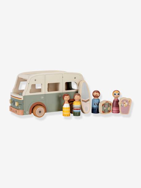 Autocaravana Vintage de madera - LITTLE DUTCH multicolor 