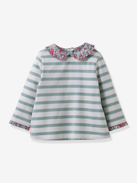 Bebé-Camiseta marinera de tejido Liberty para bebé CYRILLUS