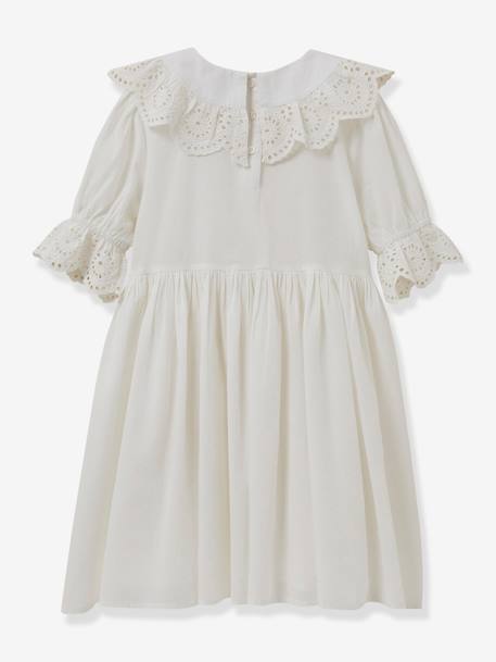 Vestido de ceremonia Adeline para niña CYRILLUS blanco 