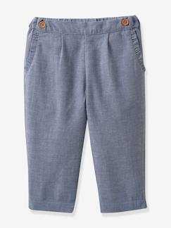 -Pantalón de chambray para bebé CYRILLUS