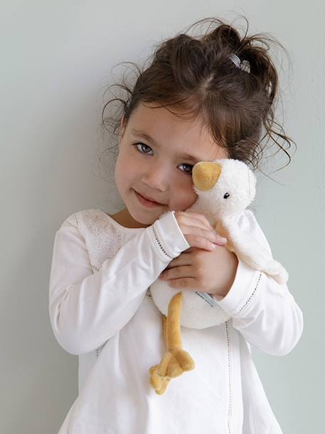 Peluche Little Goose 30 cm - LITTLE DUTCH blanco 