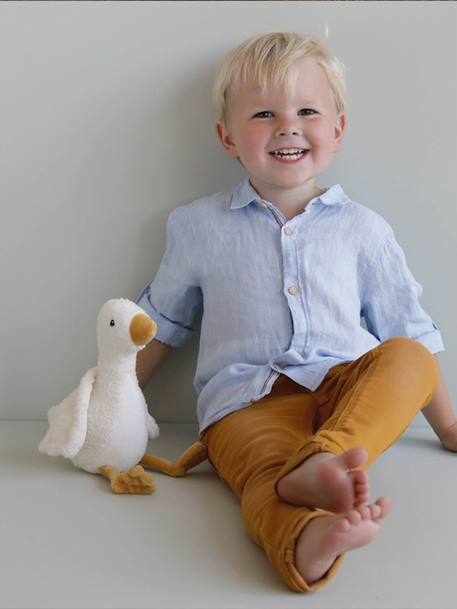 Peluche Little Goose 30 cm - LITTLE DUTCH blanco 