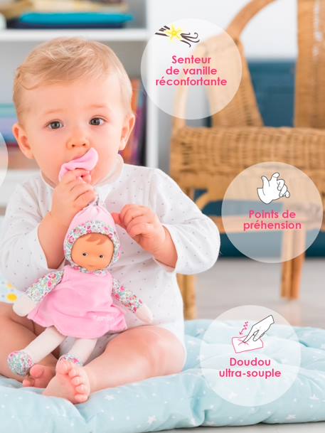 Muñeca de peluche para bebé Miss Rosa Jardín en Flor - COROLLE rosa 