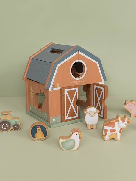 Caja con formas Little Farm - LITTLE DUTCH multicolor 