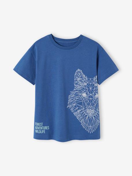 Camiseta motivo lobo para niño tinta 