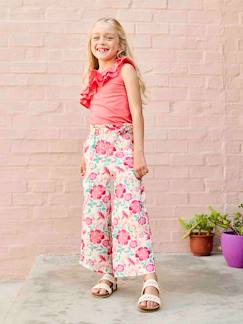 Niña-Pantalón con estampado de flores