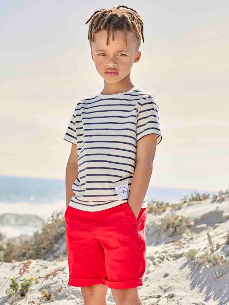 Bermudas chino para niño azul grisáceo+AZUL MEDIO LISO CON MOTIVOS+beige+rojo+verde 