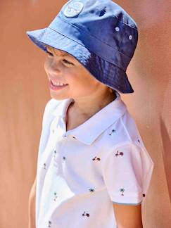 Niño-Camisetas y polos-Polos-Polo de punto piqué con estampado para niño