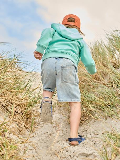 Bermudas vaqueras fáciles de vestir para niño doble stone+stone 