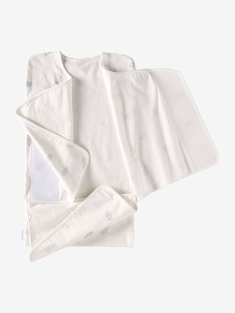 Swaddle de punto T2 blanco estampado 