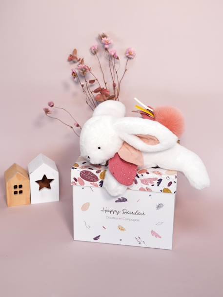Happy doudou marioneta 25 cm - DOUDOU ET COMPAGNIE beige+rosa palo 