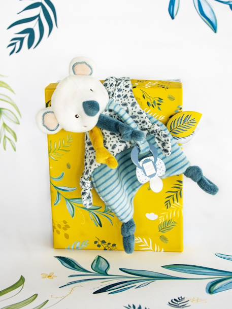 Yoca el koala doudou sujetachupetes - DOUDOU ET COMPAGNIE azul 