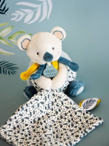 Yoca el koala - marioneta con doudou 15 cm - DOUDOU ET COMPAGNIE azul 