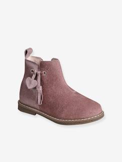 -Botas de piel para niña - Colección de maternidad