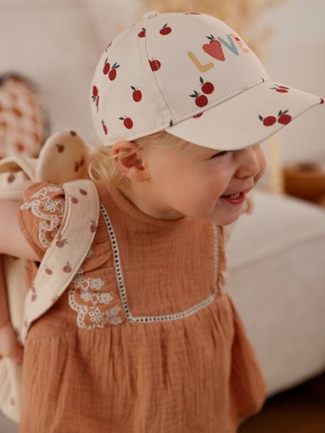 Gorra manzanas bebé niña