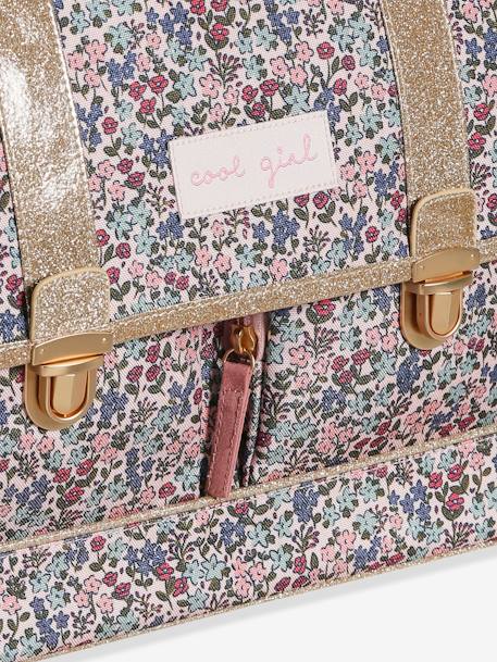 Cartera + estuche 'sweet flowers' niña rosa maquillaje 