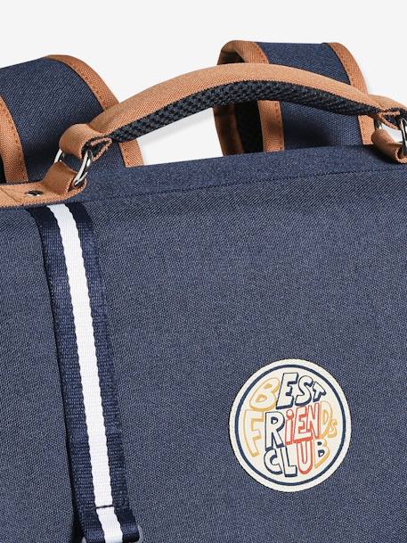 Cartera + estuche 'cool school' niño azul 