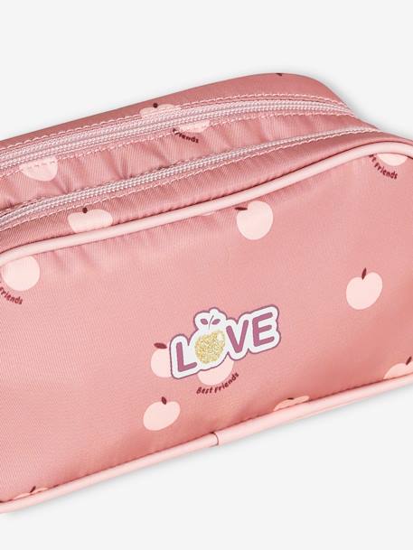 Estuche 'pommes love' niña rosa palo 