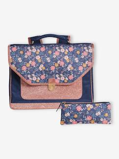 -Cartera + estuche Flowers niña