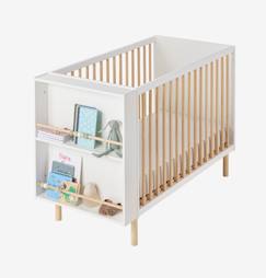 Habitación y Organización-Cuna fija + estantería librería ábaco