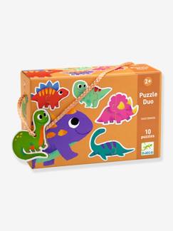 Juguetes-Juegos educativos-Puzzle Dinosaurios dúo - DJECO