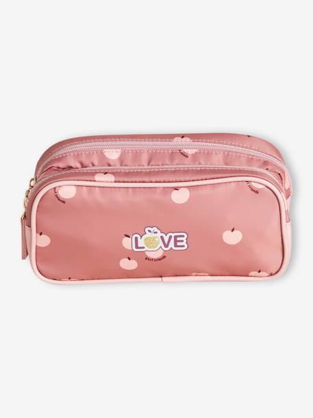 Estuche 'pommes love' niña rosa palo 