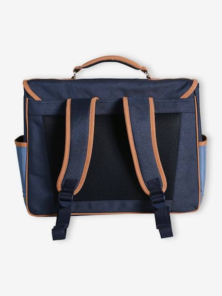 Cartera + estuche 'cool school' niño azul 