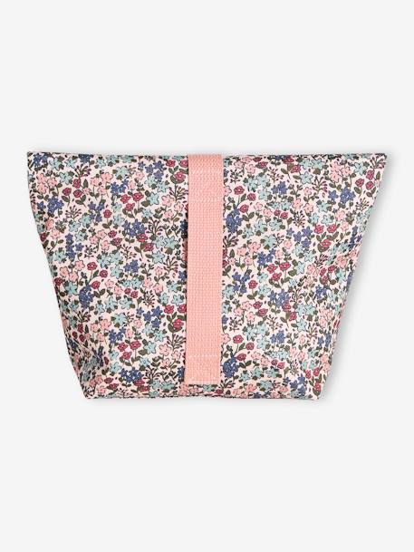 Bolsa para la merienda 'sweet flowers' niña rosa maquillaje 