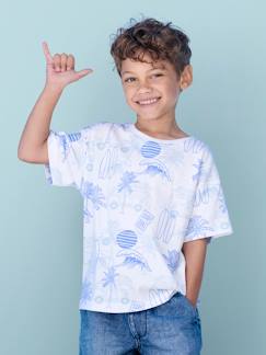 camisetas-Niño-Camiseta estampado gráfico vacaciones niño