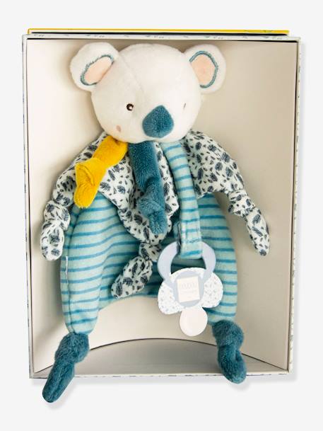 Yoca el koala doudou sujetachupetes - DOUDOU ET COMPAGNIE azul 