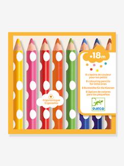 Juguetes-Actividades artísticas-8 pinturas de colores para los más pequeños - DJECO