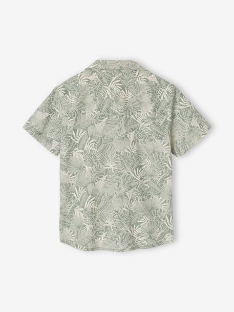 Camisa niño verde sauce 