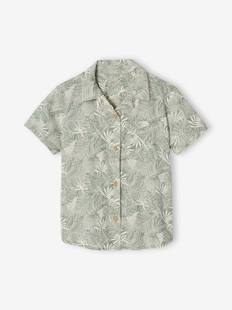 Camisa niño verde sauce 