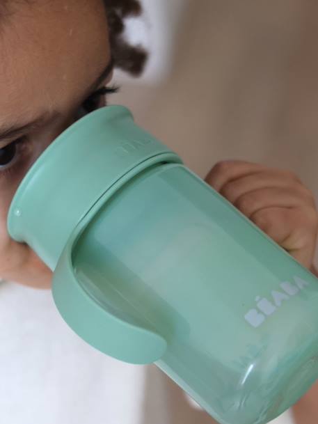 Taza de aprendizaje 360 ° BEABA azul+verde sauce 