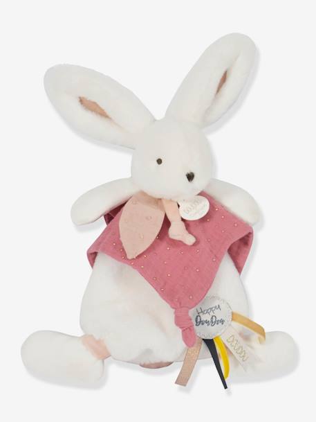 Happy doudou 25 cm - DOUDOU ET COMPAGNIE azul+beige+rosa palo 