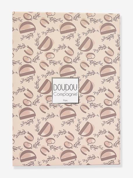 Doudou conejo - DOUDOU ET COMPAGNIE beige arena+rosa 