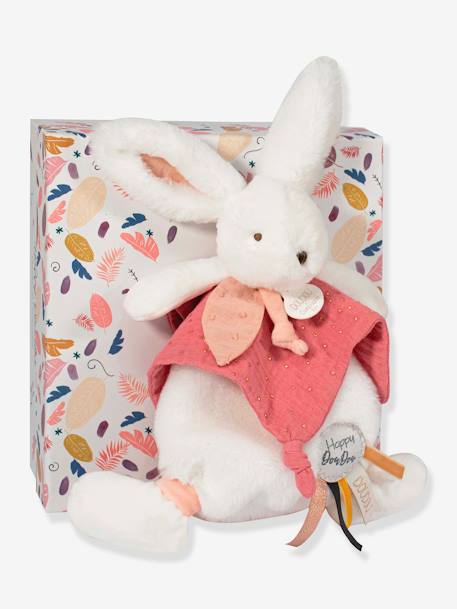 Happy doudou 25 cm - DOUDOU ET COMPAGNIE azul+rosa palo 