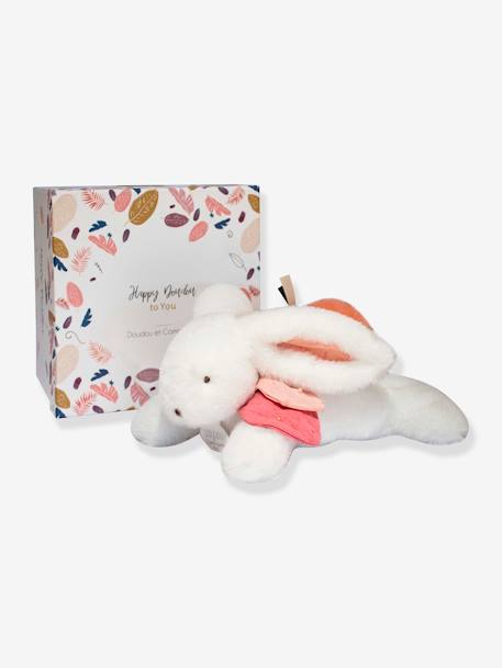 Happy doudou marioneta 25 cm - DOUDOU ET COMPAGNIE beige+rosa palo 