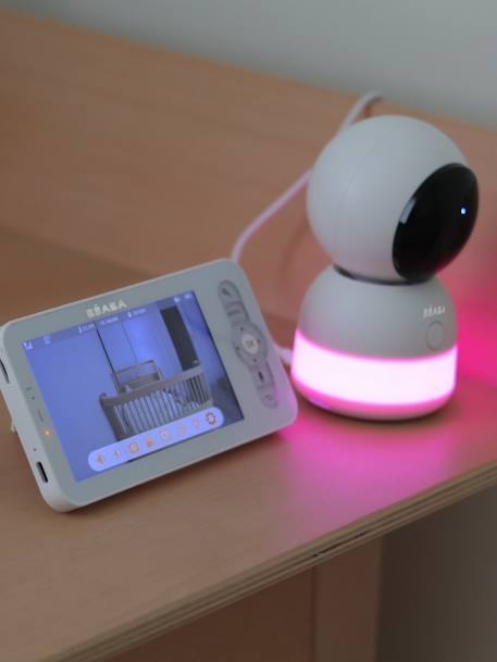 Vigilabebés con vídeo conectado BEABA Zen Night Light blanco 