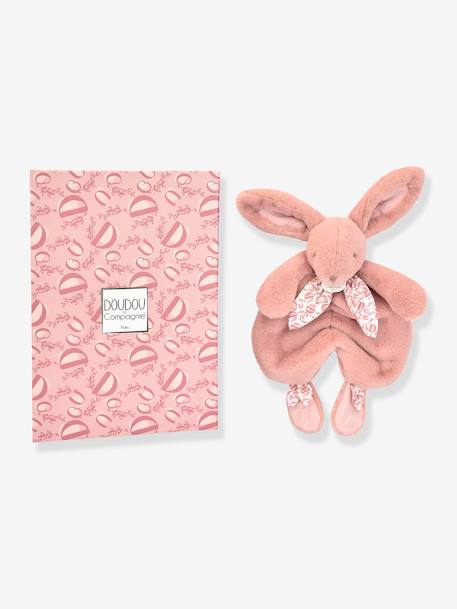 Doudou conejo - DOUDOU ET COMPAGNIE beige arena+rosa+verde sauce 